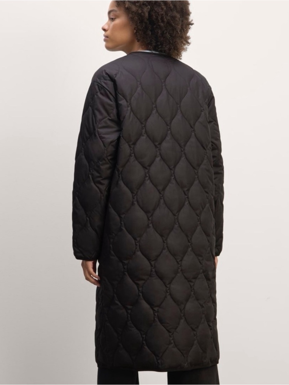 Everlane Quilted Black Insulated Coat - Picture 5 of 5